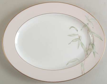 Exotic Flora 16" Oval Serving Platter