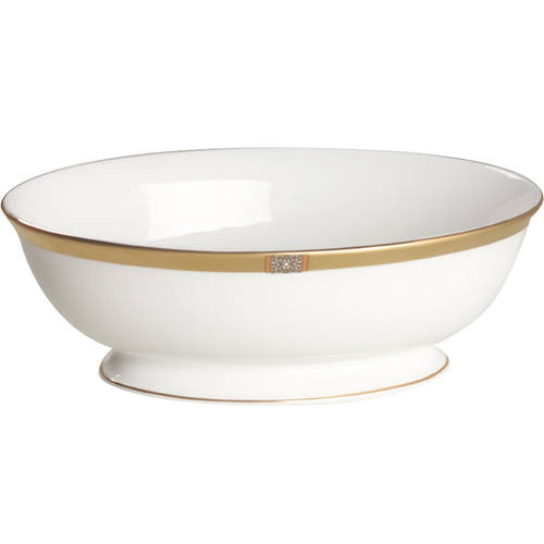 Jewel Gold 9" Oval Vegetable Bowl