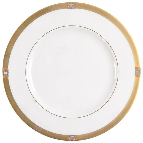 Jewel Gold Accent Luncheon Plate