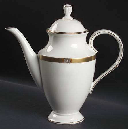 Jewel Gold Coffee Pot & Lid