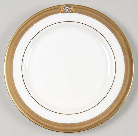 Jewel Gold Bread & Butter Plate