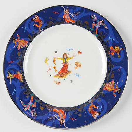 Simchah Luncheon Plate