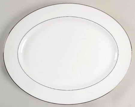 Continental Dining Platinum 16" Oval Serving Platter