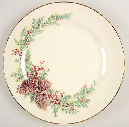 Williamsburg Boxwood & Pine Dinner Plate