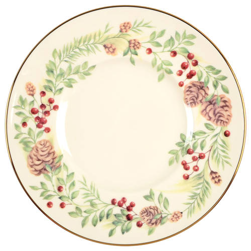Williamsburg Boxwood & Pine Salad/Dessert Plate