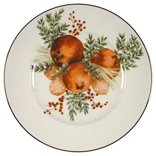 Williamsburg Boxwood & Pine Accent Luncheon Plate