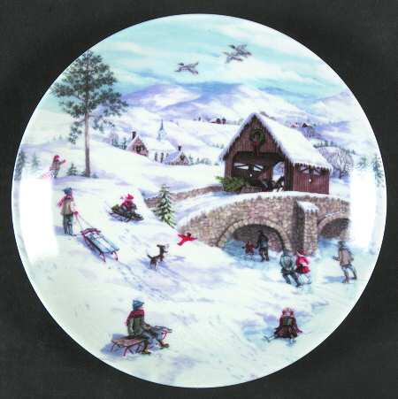 American Christmas Salad/Dessert Plate