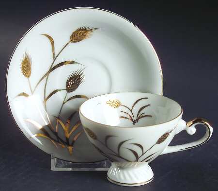 LEF44 Footed Demitasse Cup & Saucer Set