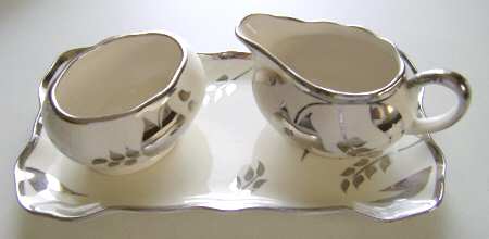 696 Mini Creamer & Open Sugar with Tray