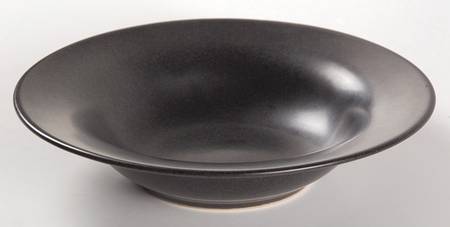 Ebony (Round, No Texture) Rim Soup Bowl