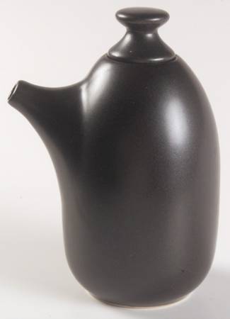Ebony (Round, No Texture) Creamer & Lid