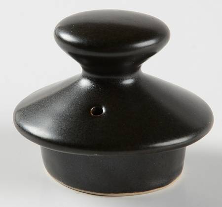 Ebony (Round, No Texture) Lid for Teapot