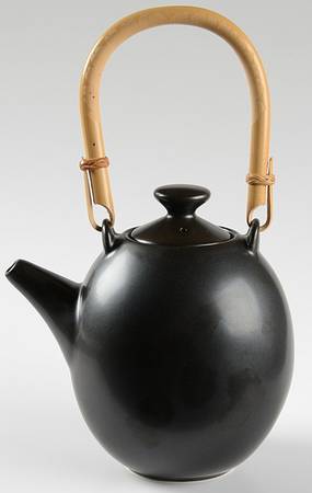 Ebony (Round, No Texture) Teapot & Lid