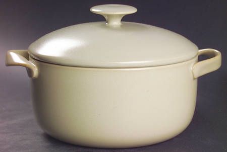 Stone (Round) Individual Casserole & Lid