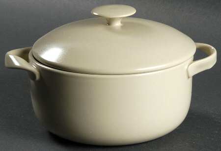 Stone (Round) Individual Casserole & Lid