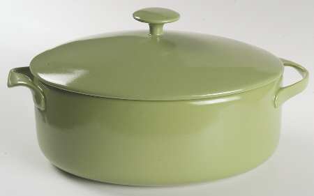 Rso Brights Accessories Green Oval Baker with Lid