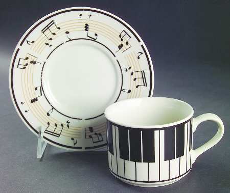 Maestro Flat Cup & Saucer Set