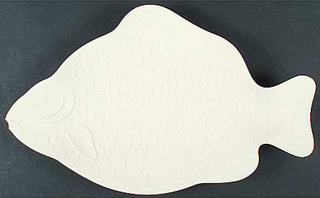 Seaport Collection 17" Fish Shaped Platter