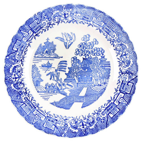 Willow (Blue) by Limoges-American