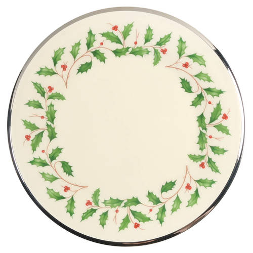 Holiday Platinum Salad Plate by Lenox