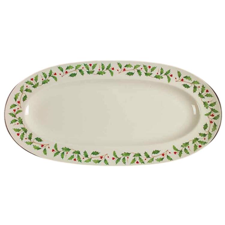 Holiday Platinum Large Sandwich Tray