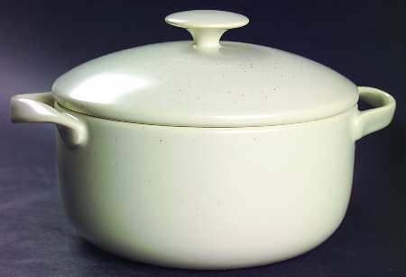 Linen (Round, Satin Smooth) Individual Casserole & Lid