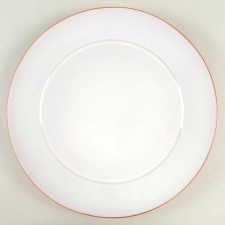 Normandie White Service Plate (Charger)