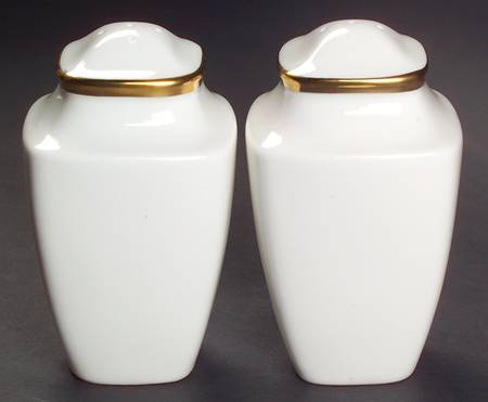 Eternal White Square Salt & Pepper Set
