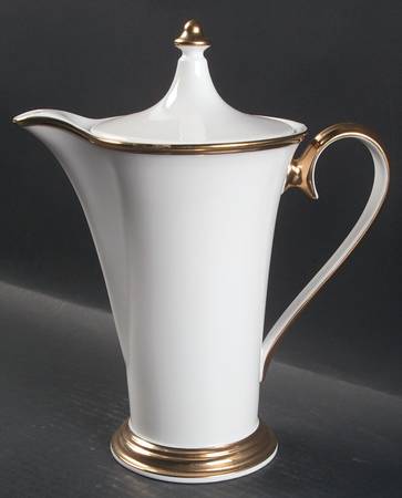 Eternal White Coffee Pot & Lid