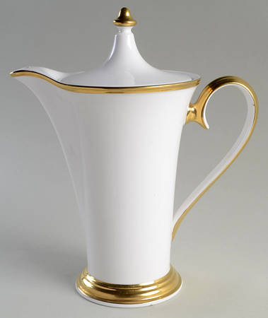 Eternal White Coffee Pot & Lid