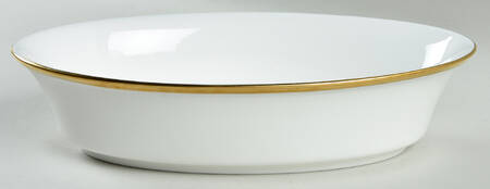 Eternal White 10" Oval Vegetable Bowl