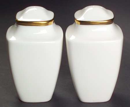 Eternal White Square Salt & Pepper Set
