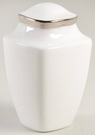 Solitaire White Square Salt Shaker
