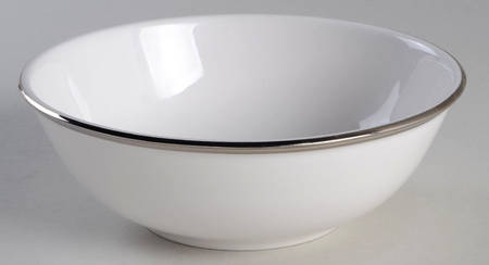Solitaire White Deep Soup/Cereal Bowl