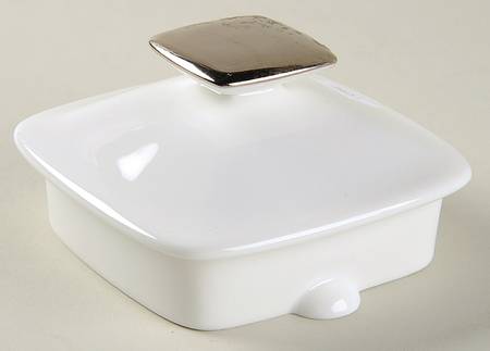Solitaire White Lid for Square Coffee Pot