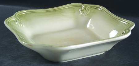 Colore Verde (Green) 9" Individual Square Pasta Bowl