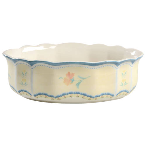 Provencal Garden 9" Oval Vegetable Bowl