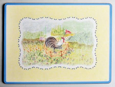 Provencal Garden Corkboard Placemat