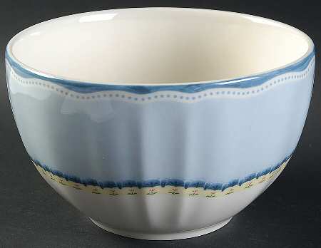 Provencal Garden Large Ceramic Bowl No Plastic Lid