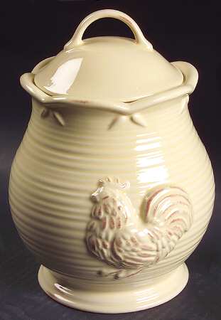 Provencal Garden Medium Canister & Lid