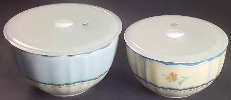 Provencal Garden Ceramic Bowl Set (BO2SL,BOW2CS)