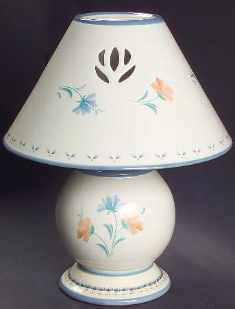 Provencal Garden Candle Lamp & Shade