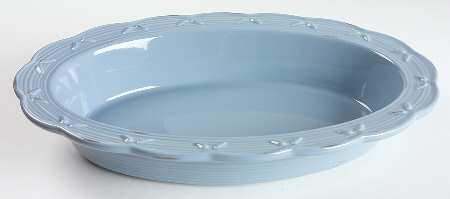 Provencal Garden 14" Oval Baker