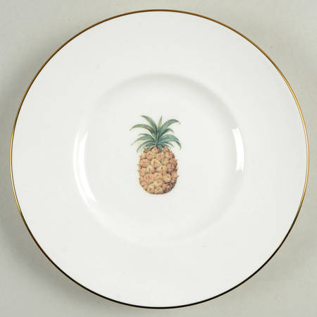 Colonial Bamboo Accent Salad/Dessert Plate
