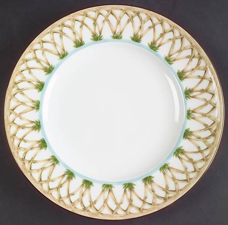 Colonial Bamboo Accent Luncheon Plate