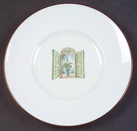 Colonial Shutter Accent Salad/Dessert Plate