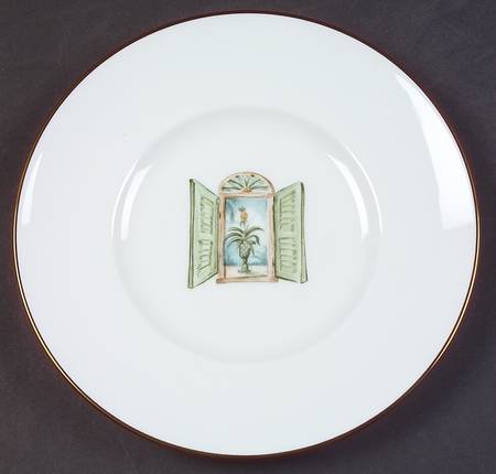 Colonial Shutter Accent Salad/Dessert Plate