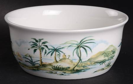 British Colonial Scenic (Accessories) 1.5 Quart Round Casserole No Lid