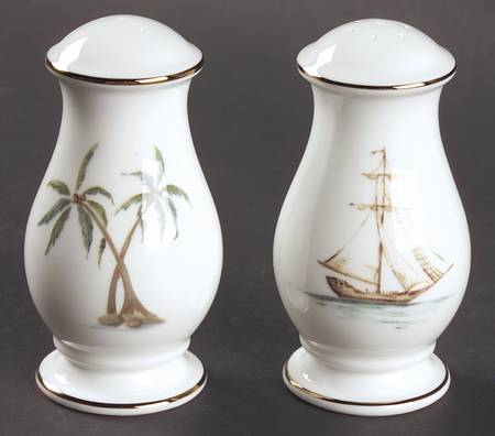 British Colonial Scenic (Accessories) Salt & Pepper Set