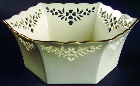 Shelburne (Giftware) 9" Hexagonal Bowl by Lenox
